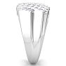 Men's 1/2ct Diamond Ring In 14K White Gold Image-4