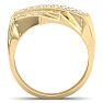 Men's 1ct Diamond Ring In 14K Yellow Gold Image-3