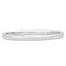 0.05 Carat Diamond Wedding Band In 14 Karat White Gold Image-3