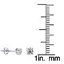 1/2 Carat Diamond Stud Earrings In 14 Karat White Gold Image-4