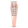 1 1/5ct Round Brilliant Diamond Engagement Ring Crafted in 14 Karat Rose Gold Image-4
