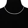 Ladies Stainless Steel 18 Inch Rope Chain Image-5