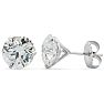 4 Carat Diamond Martini Stud Earrings In 14 Karat White Gold Image-1