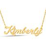 Kimberly Nameplate Necklace In Gold Image-1