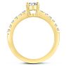 1 1/3ct Oval Diamond Engagement Ring Crafted in 14 Karat Yellow Gold Image-3