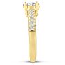 1 1/3ct Oval Diamond Engagement Ring Crafted in 14 Karat Yellow Gold Image-4