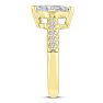 1 1/3ct Marquise Shaped Diamond Engagement Ring Crafted in 14 Karat Yellow Gold Image-4