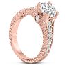 1.67ct Round Brilliant Diamond Engagement Ring Crafted in 14 Karat Rose Gold Image-2