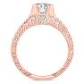 1.67ct Round Brilliant Diamond Engagement Ring Crafted in 14 Karat Rose Gold Image-3