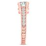 1.67ct Round Brilliant Diamond Engagement Ring Crafted in 14 Karat Rose Gold Image-4
