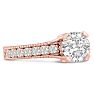 1.67ct Round Brilliant Diamond Engagement Ring Crafted in 14 Karat Rose Gold Image-5