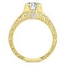 1.67ct Round Brilliant Diamond Engagement Ring Crafted in 14 Karat Yellow Gold Image-3
