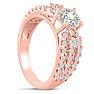 1 1/5ct Round Brilliant Diamond Engagement Ring Crafted in 14 Karat Rose Gold Image-2