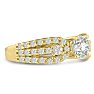 1 1/5ct Round Brilliant Diamond Engagement Ring Crafted in 14 Karat Yellow Gold Image-5
