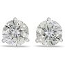 2 Carat Round Shape Diamond Martini Stud Earrings In 14 Karat White Gold Image-2