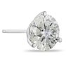 2 Carat Round Shape Diamond Martini Stud Earrings In 14 Karat White Gold Image-4