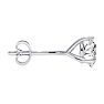 1/2 Carat Round Diamond Martini Stud Earrings In 14 Karat White Gold Image-4