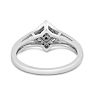 1/5ct Black and White Princess Diamond Ring Image-3
