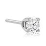 1/4 Carat Diamond Stud Earrings In White Gold Image-4