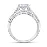 Estate Jewelry 1 3/4 Carat Created Diamond Bridal Set In Sterling Silver, Size 7 Image-4