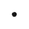 3/4ct Black Single Diamond Stud Earring in 14k White Gold Image-2