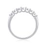 1/10 Carat Diamond Band With U Prongs in Sterling Silver Image-4