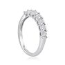 1/10 Carat Diamond Band With U Prongs in Sterling Silver Image-6