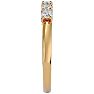 1/2 Carat Five Diamond Wedding Band In Yellow Gold Image-4