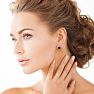 7 Carat Smoky Topaz Halo Stud Earrings In Sterling Silver
 Image-6