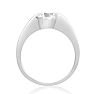 2 Carat Crystal Solitaire Engagement Ring Image-3