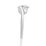 2 Carat Crystal Solitaire Engagement Ring Image-4