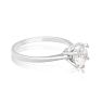 1 1/2 Carat 6 Prong Crystal Engagement Ring Image-2