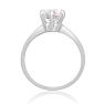 1 1/2 Carat 6 Prong Crystal Engagement Ring Image-3