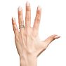 2 Carat Halo Diamond Engagement Ring in 14 Karat Yellow Gold Image-6