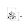 1 1/2 Carat Natural Genuine Diamond Stud Earrings In Martini Setting 14 Karat Yellow Gold Image-4