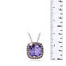 4ct Crystal Tanzanite and Marcasite Necklace
 Image-4