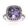 4ct Crystal Tanzanite and Marcasite Ring
 Image-1