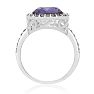 4ct Crystal Tanzanite and Marcasite Ring
 Image-3