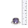 4ct Crystal Tanzanite and Marcasite Ring
 Image-6