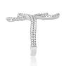 CZ Wave Ring in Sterling Silver
 Image-4