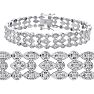 Grab This Beautiful Bracelet Instead!   1ct Vintage Diamond Bracelet. Wonderful Antique Model Lends A Retro Look & Feel Image-1