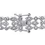 Grab This Beautiful Bracelet Instead!   1ct Vintage Diamond Bracelet. Wonderful Antique Model Lends A Retro Look & Feel Image-3