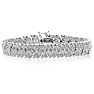 2 Carat Diamond Tennis Petal Bracelet Image-1