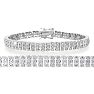 1ct Three Row Diamond Bracelet. Bold Three-Row.  Beautiful New Blowout Diamond Bracelet!
 Image-1