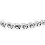 1/2 Carat Natural Diamond Bracelet, Platinum Overlay, 7  Inches Long.  Really A Beautiful Bracelet!   Image-3