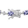 5ct Tanzanite and Diamond Bracelet
 Image-2