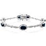 4 1/2ct Sapphire and Diamond Bracelet
 Image-1