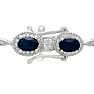 4 1/2ct Sapphire and Diamond Bracelet
 Image-2