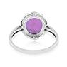 2 1/4 Carat Oval Amethyst and Diamond Ring. 4.5 Star Reviewed.  Image-3