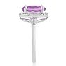 2 1/4 Carat Oval Amethyst and Diamond Ring. 4.5 Star Reviewed.  Image-5